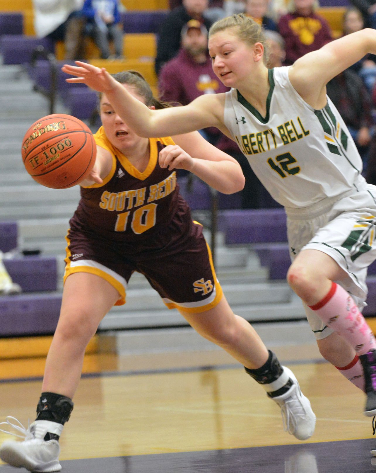 Madison Surface runs for loose ball